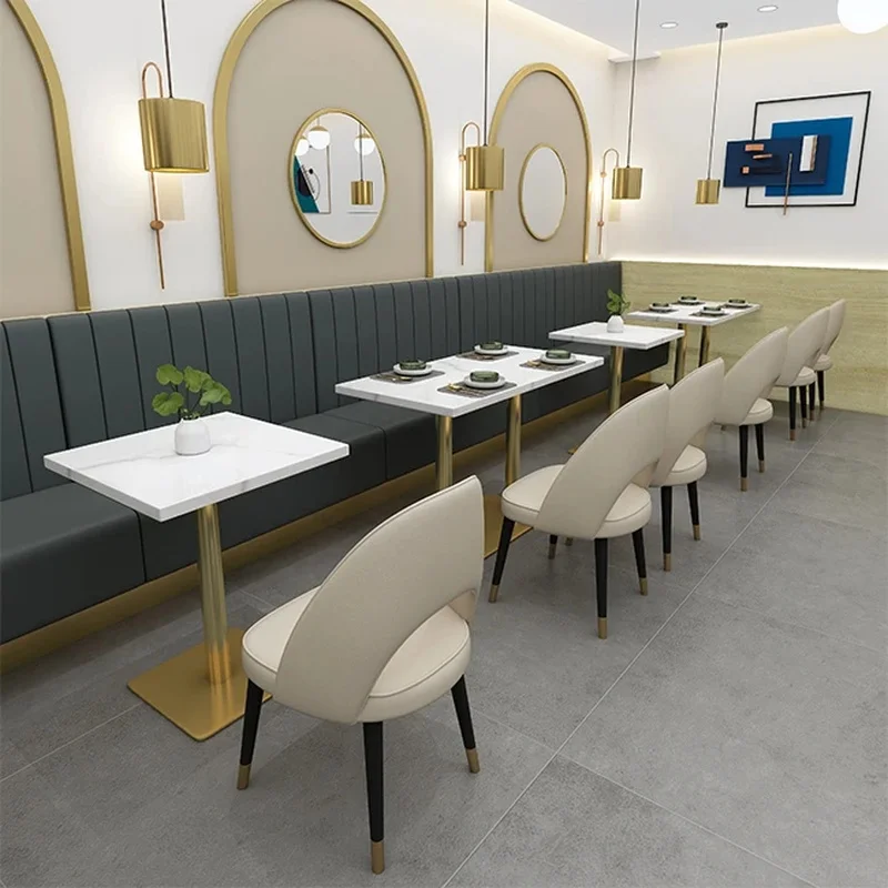 New Arrivals Horeca Furniture Mesas Y Sillas De Restaurante Mingmeng Furniture Mobilier Restaurant Table and Chairs Dining