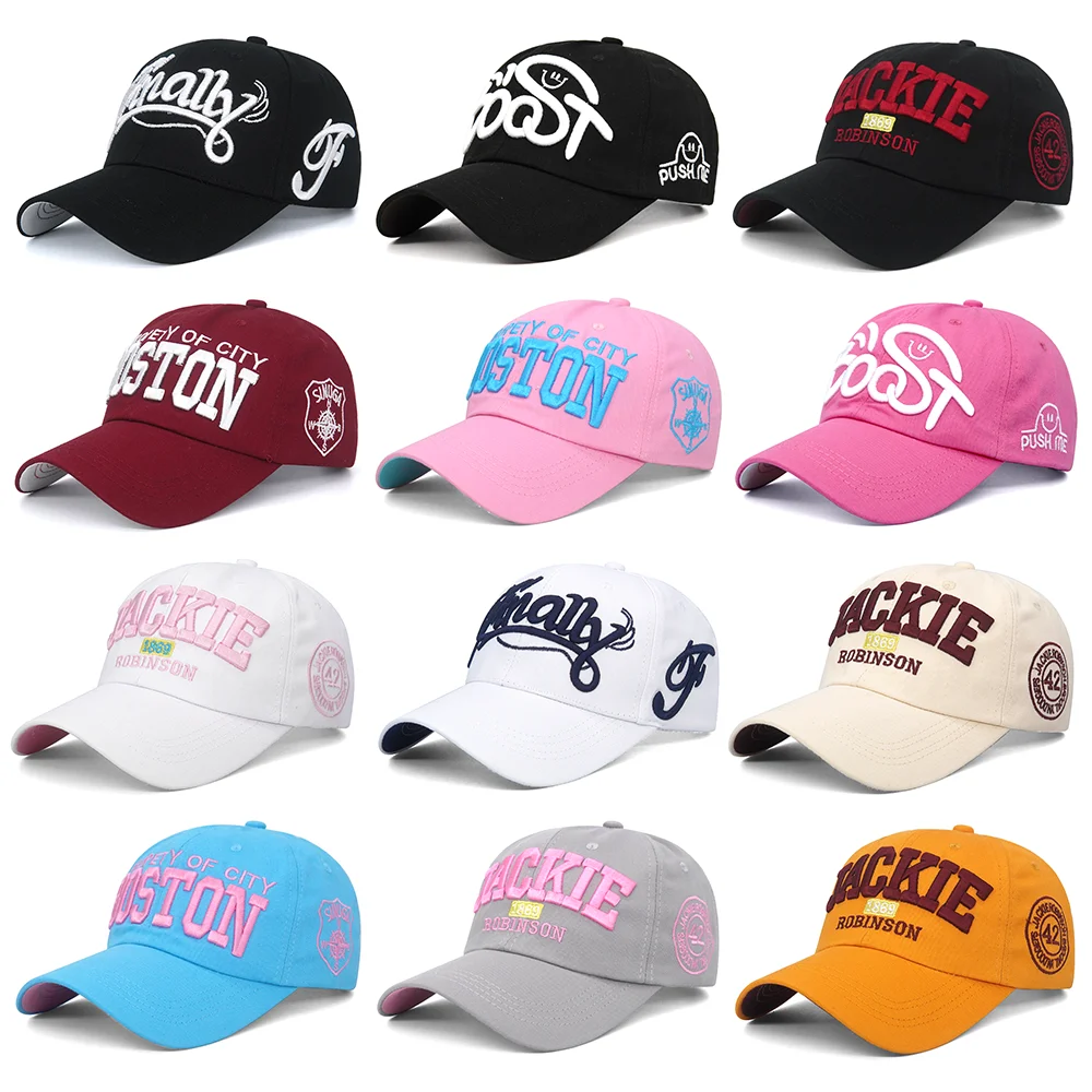 Gorra de béisbol con bordado de letras a la moda, gorra Snapback Unisex para hombres y mujeres, protector solar de verano para exteriores, Gorras de sol, gorra de camionero Hip Hop