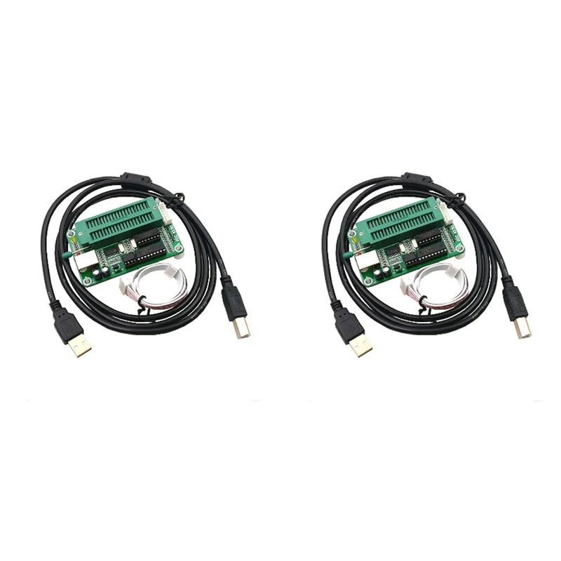 

Superior-2X PIC K150 Programmer Microchip PIC MCU Microcore Burner USB Downloader With USB Cable