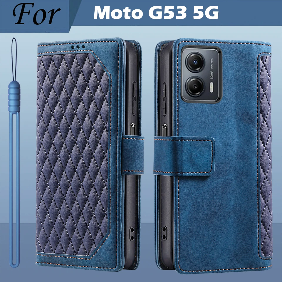 For Motorola Moto G53 5G case Wallet Card Stand Leather Flip Magnet Etui Moto G 53 MotoG53 5G Cover For Motorola G53 Phone case