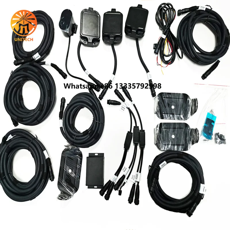 

Two Front and One Rear Radar Detection Radar Backup Blind Spot Detection BSD Radar Detector for HGV Heavy Duty Truck Bus Sedan
