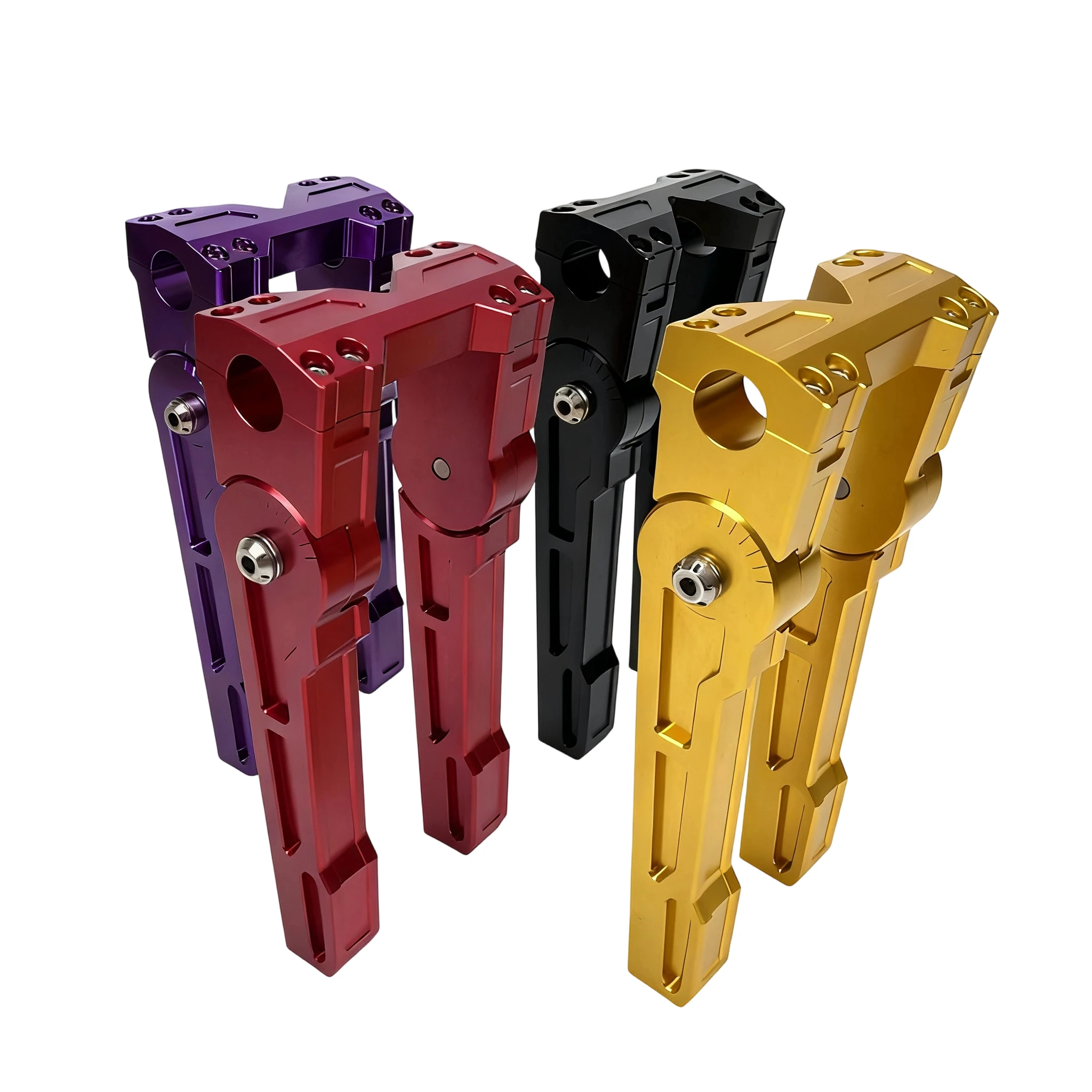 Motorcycle 1 inch universal handle Clip Riser Adjustable Kit For Harley Dyna LOW Rider street bob Sportster Touring 117 121