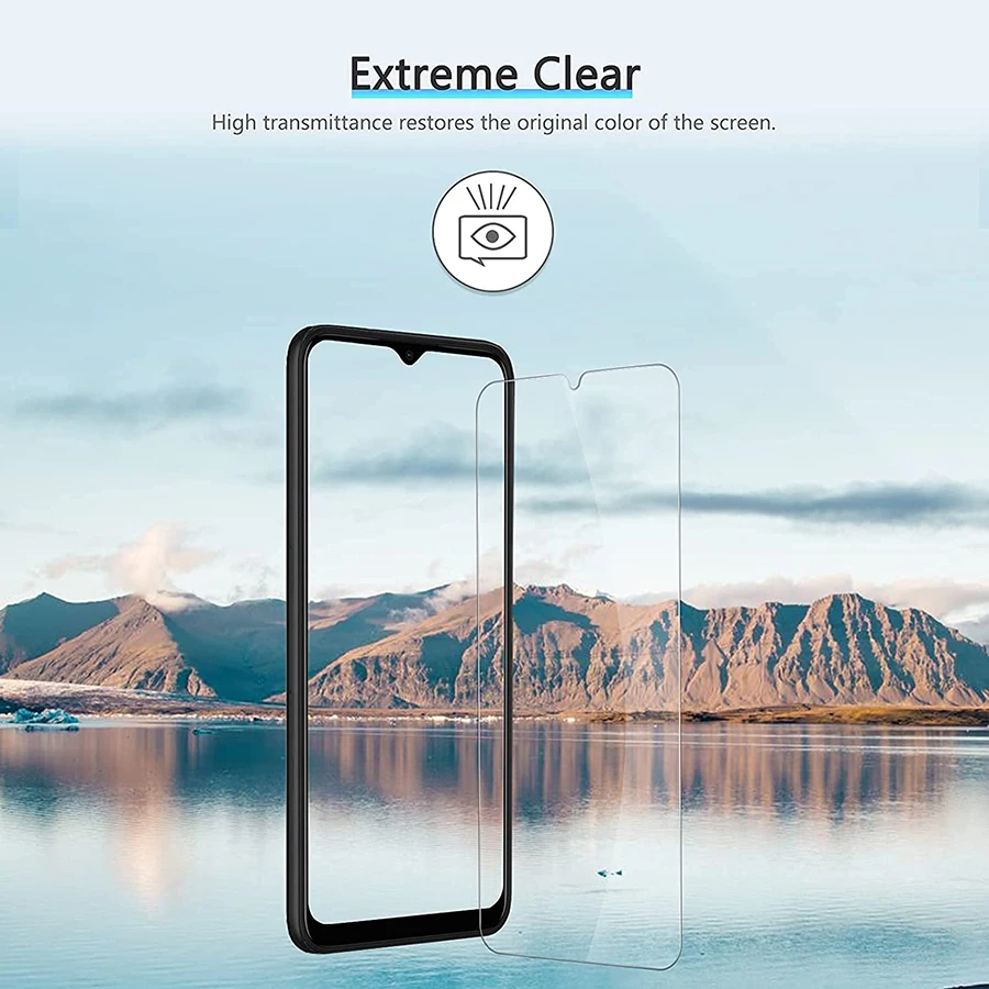 3 Pack 2.5D Edge 9H HD Clear Tempered Glass Film for Galaxy A03 Screen Protector for Samsung Galaxy Galaxy A03 / A03s / A03 Core