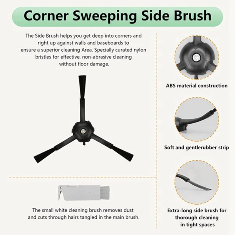 A44F-zestaw akcesoriów do Roborock Q8 Max Q8 Max + (Plus) Q5 Pro Q5 Pro + (Plus) części do odkurzacza robota szczotka główna filtr mopa