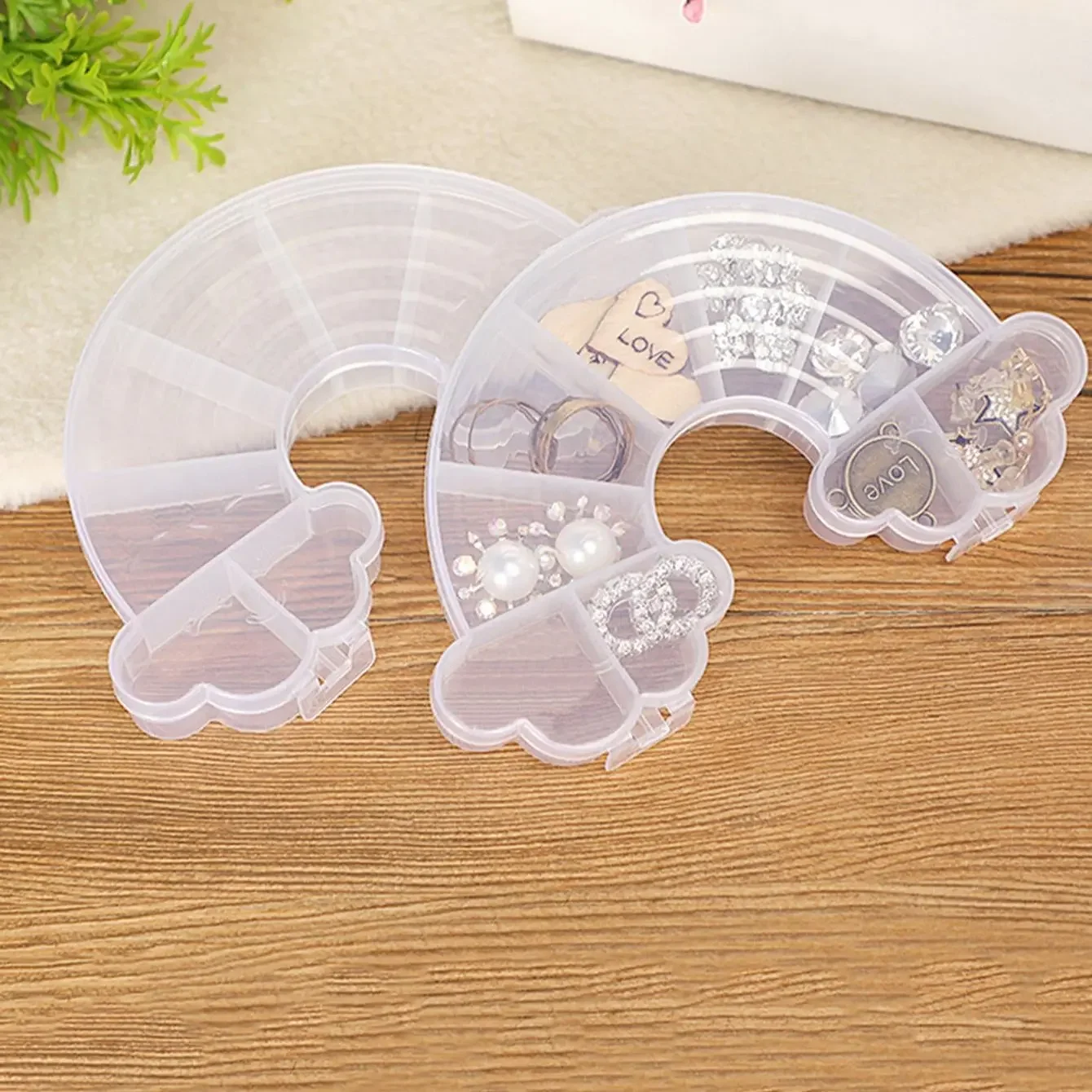 

1pc-Transparent Toy Plastic Box Jewelry Dust-proof Box With Lid Candy Box Candy Box, Chocolate Packaging Box Party Favors