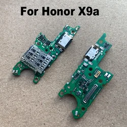 For Huawei Honor X9a Fast USB Charging Port Mic Microphone Dock Connector Board Flex Cable Repair Parts