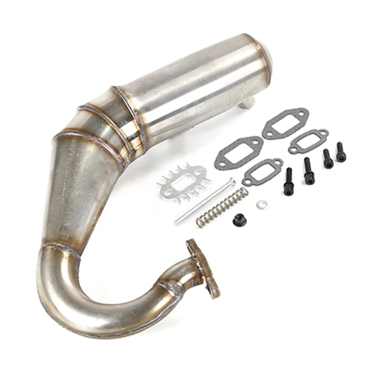 R2 Exhaust Pipe Built-in Low Sound Kit for 1/5 5Ive T Rovan KingmotorX2 Rc Car Toy Parts