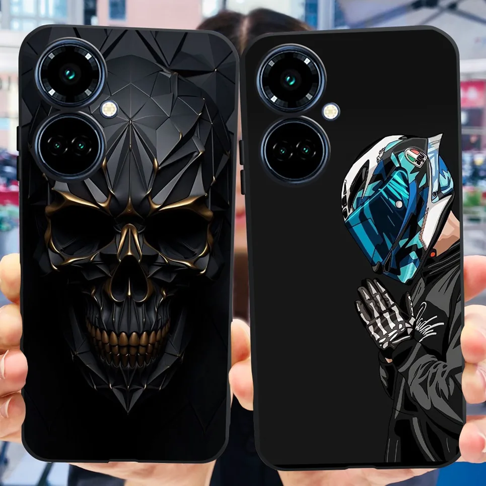 For Tecno Camon 19 / 19 Pro 4G 5G / 19 Neo Back Cover Cartoon Cool Style Animals Girly Soft TPU Silicone Phone Case Matte Coque