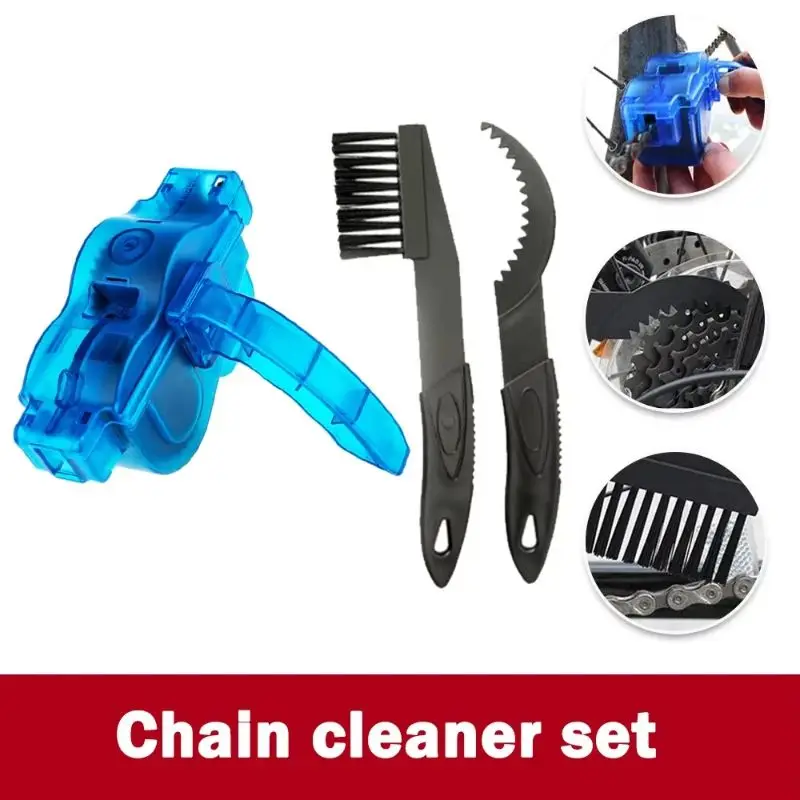 4/3/2/1PC Bike Cleaning Kit, Bike Chain Cleaner, Chain Cleaner for Cycling, Suitable for Mountain Bike, Road Bike Motorcycle BMX