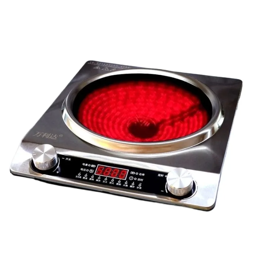 5000W Dual-Use Concave & Flat Electric Ceramic Stove, High Power Household Multi-Function Cooking Hot Plate