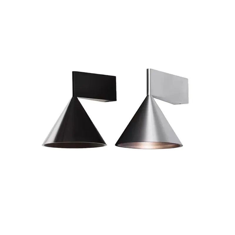 New Cone Wall Lamp Designer Creative Aluminum Wall Sconce Bedroom Bedside Reading Light Stairway Corridor LED Small Wall Lamp
