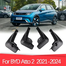 Wheel Mud Flaps Car Modification Accessories Splash Guards Mud Fenders Kit For BYD Dolphin EA1 Atto 2 2021 2022 2023 Mudflaps