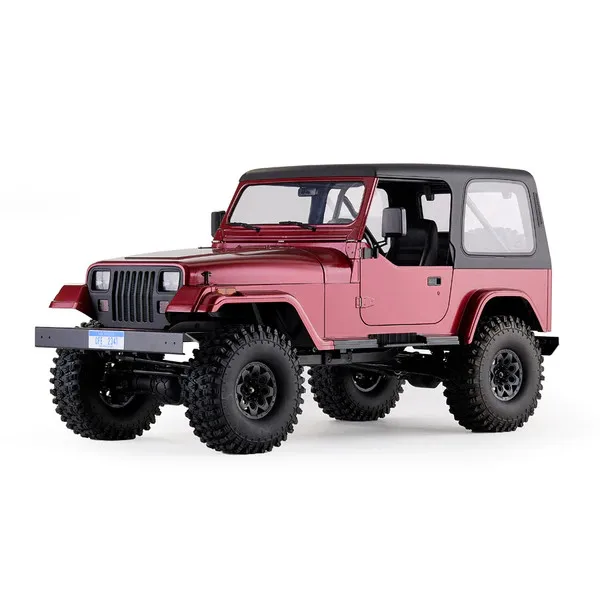 Dla ROChobby FMS w skali 1:10 Rock Crawler RTR RS czerwony 4WD sterowany radiowo Wrangler dla YJ Mashigan RC Car