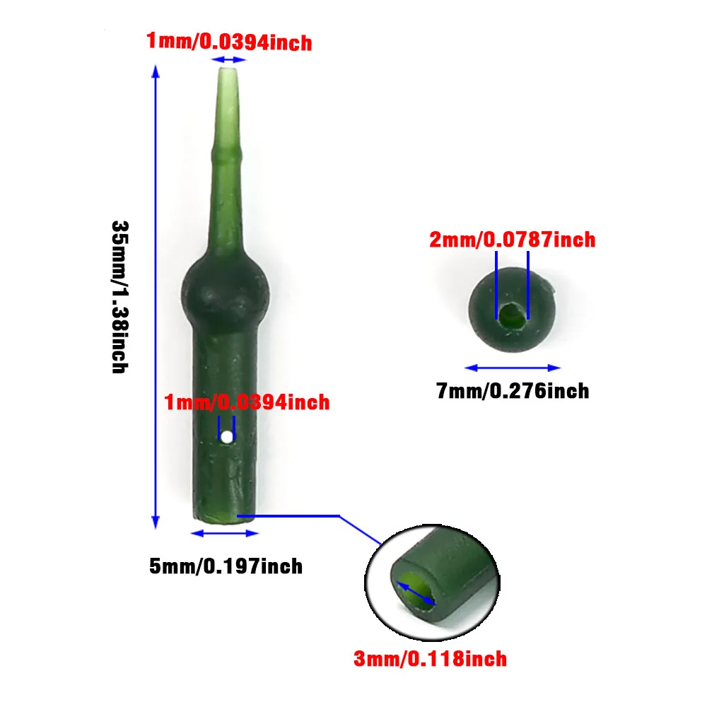 30 مجموعات صيد سمك الشبوط معالجة كم و حبة الشعر تلاعب صنع التمويه عازلة حبة محطة معالجة الصيد الملحقات #5