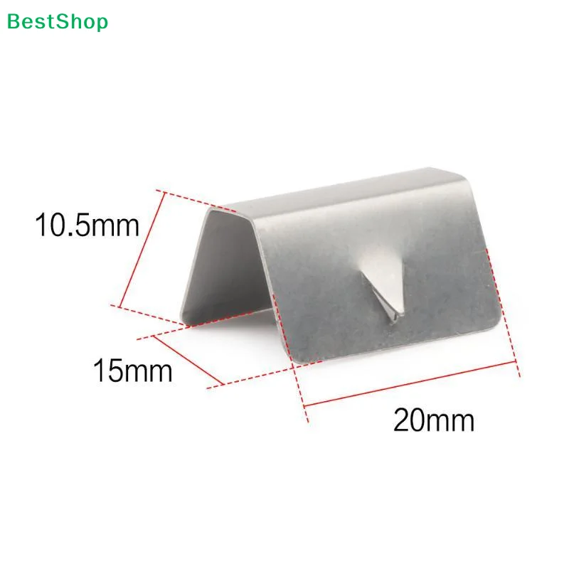 10PCS Stainless Steel Wind Deflector Clips Durable Practical Rain Eyebrow Clips Glass Clip For HEKO/SNED/G3