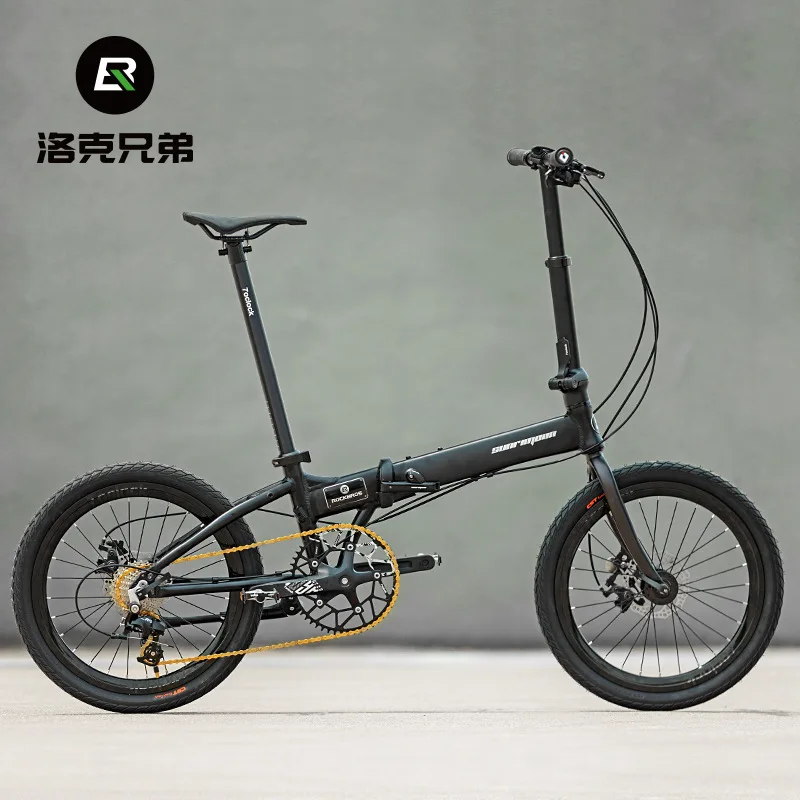 Folding Portable Bicycle 14'' 16'' 20'' 9 Speed Wheel V Disc Brake Aluminum Alloy Bike For Men Women Adult Children