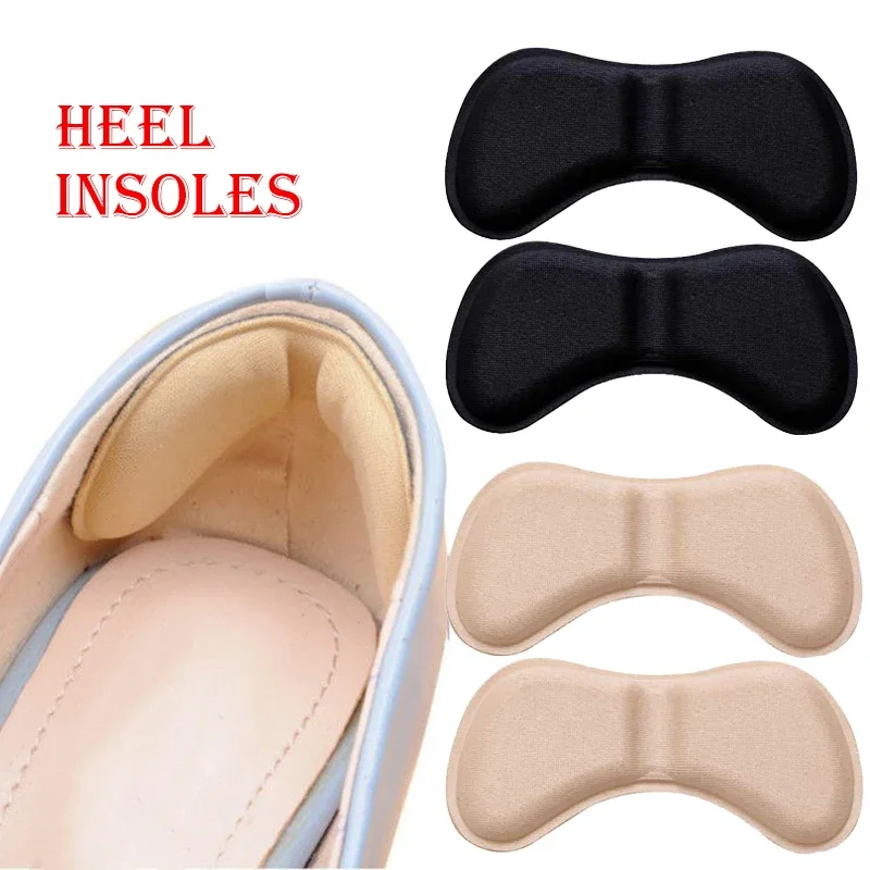 

6 Pairs Heel Patch Pain Relief Anti-wear Cushion Feet Care Protector Adhesive Back Sticker Women Insoles High Shoes Heel Inserts