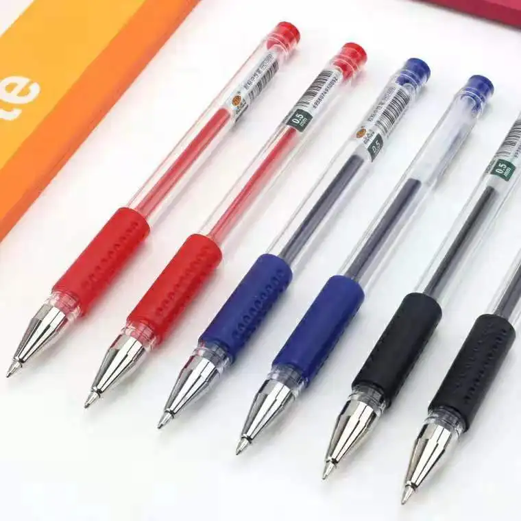 

﻿ 12pcs Retractable Gel Pens Set Black/Red/Blue Ink Ballpoint for Writing Refill Office Accessories School Supplies Stationery