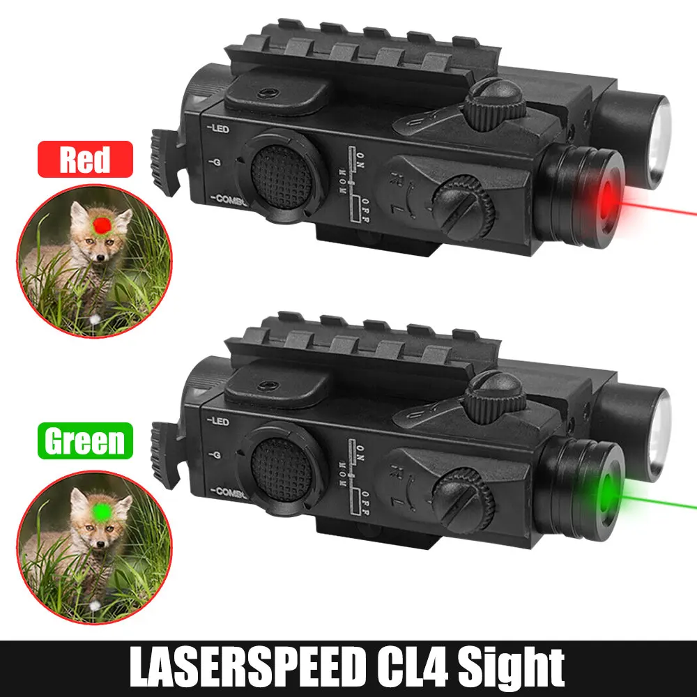 

Tactical LASERSPEED CL4 red/green colour white light illumination Flashlight Outdoor Work Tactical Light Hunting