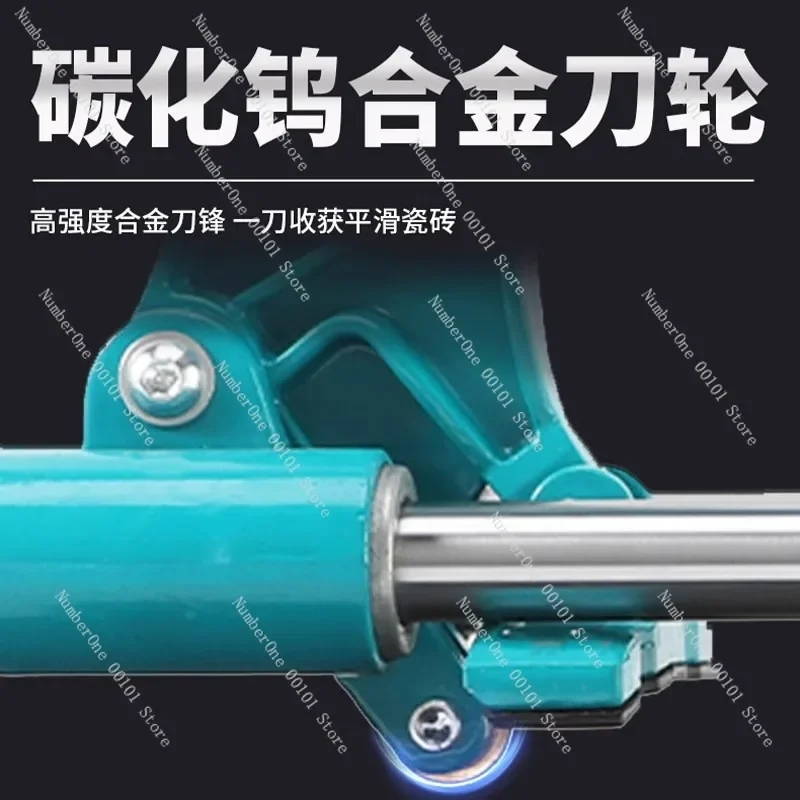 Double Track Manual Tile Cutting Machine Aluminum Alloy Lightweight Push Knife Floor Tile Marble Whole Tile Cutting Artifact