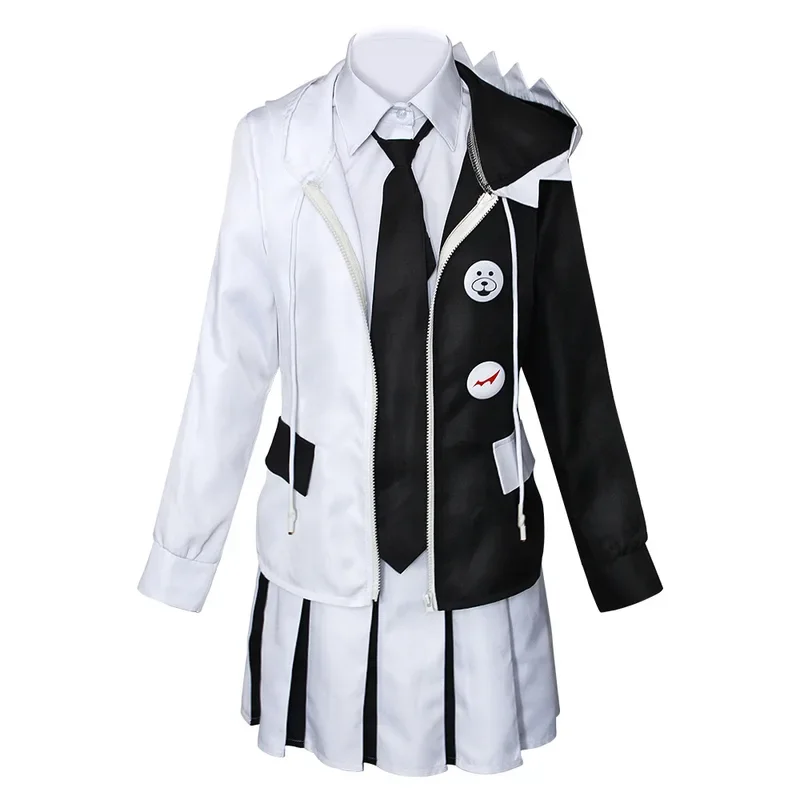 2024 Novel Hot-sale Unisex Cosplay Quadratic Anime Accurate Reduction Cute Black And White Bear Performance Costume Lsy075