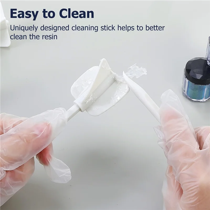 

AT43-Portable Epoxy Resin Mixer Featuring 5 Speed Controls Comprehensive Resin Mixer Set For DIY Resin Art And Jewelry Making