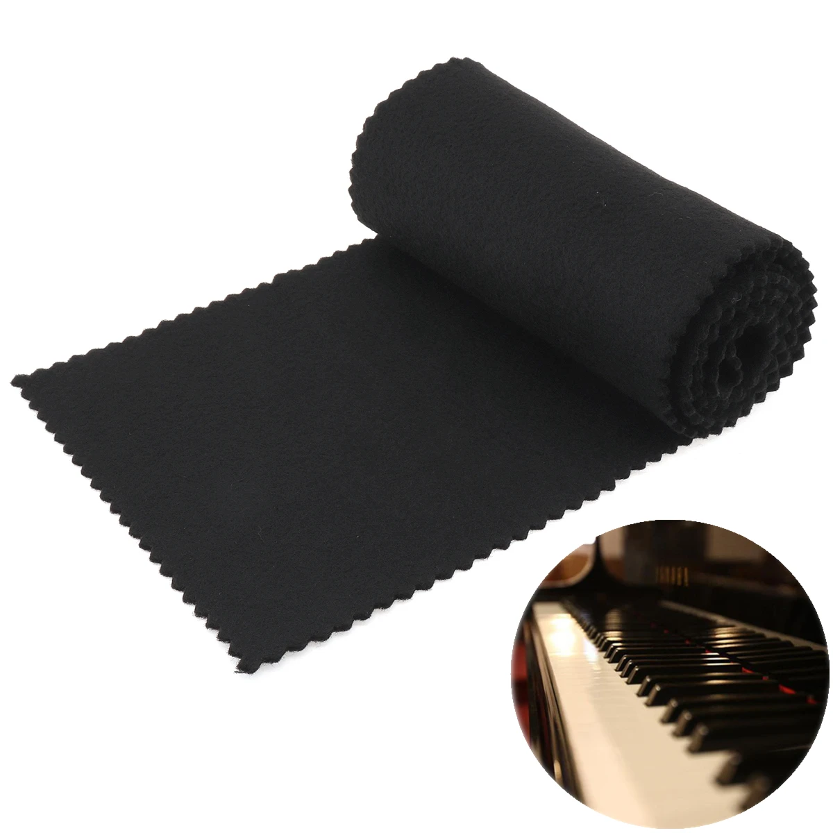 Soft Nylon Cotton Piano Keyboard Dust Cover Cloth for All 88 Key Piano or Soft Keyboard Piano Keyboard Cover Accessories