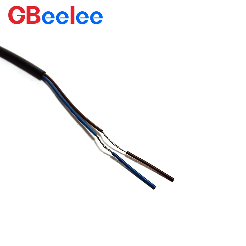 50PCS Saklar Reed Magnetik Berkualitas Tinggi Tipe Dua Kawat Lampu Merah Sensor Saklar Proximity Silinder Untuk Peralatan Mekanik