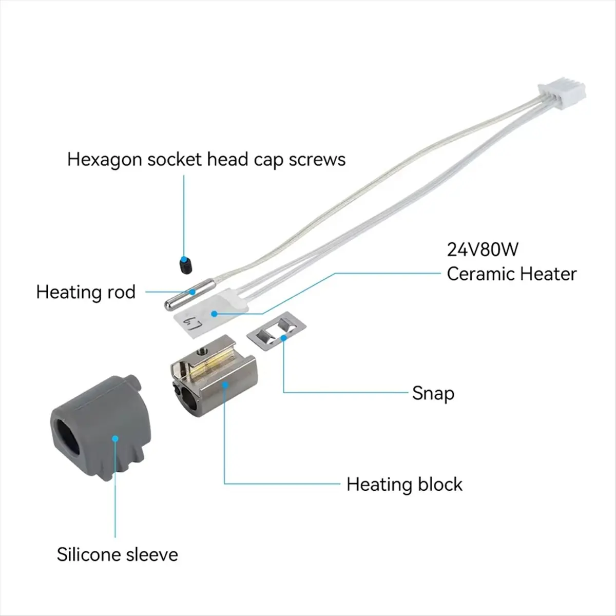 2026 + لاستبدال مجموعة Hotend 3 Max لملحقات الطابعة ثلاثية الأبعاد لمجموعة 3 Max Hotend
