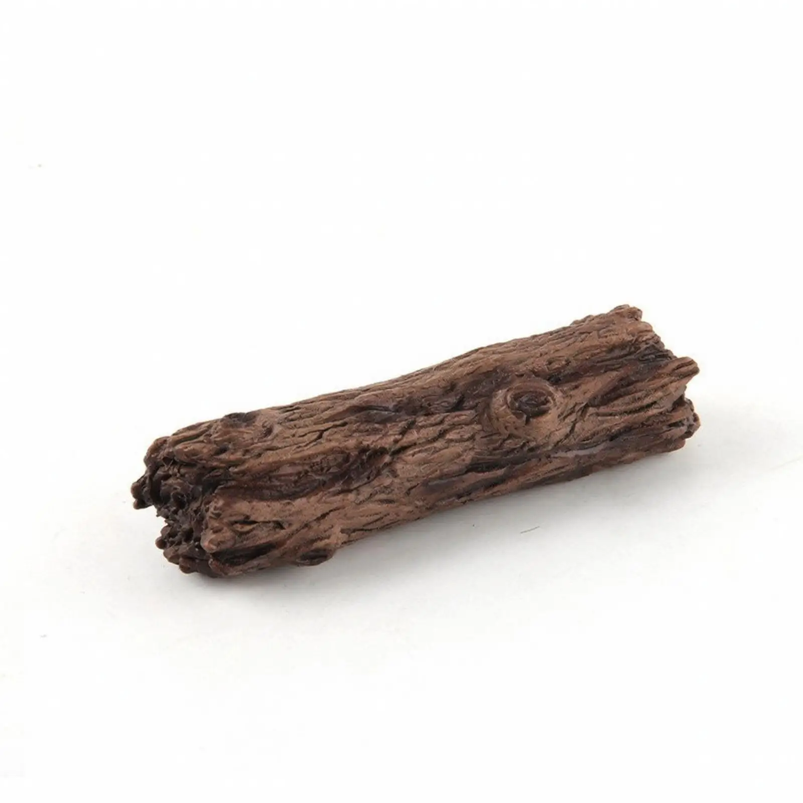 Simulated Forest Display Detailed Wood Grain Stump Miniature Terrain Piece Plastic Log Prop for Model Landscapes
