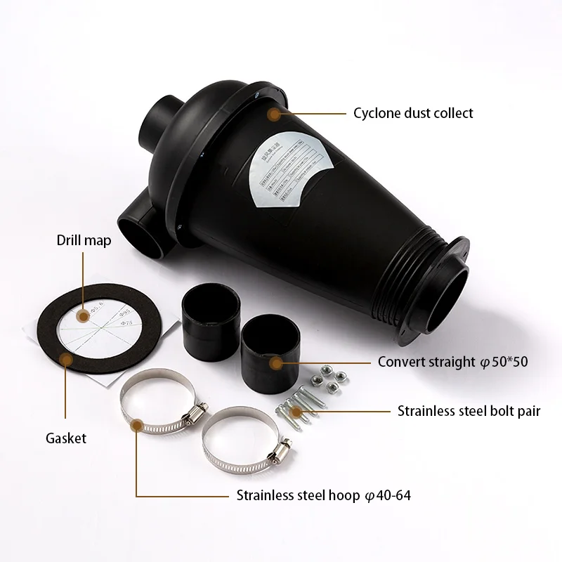 Filtr cyklonowy (odkurzacz cyklonowy) dla budownictwa (przemysłowe) i odkurzacz domowy, odpylacz, Separator cyklonowy