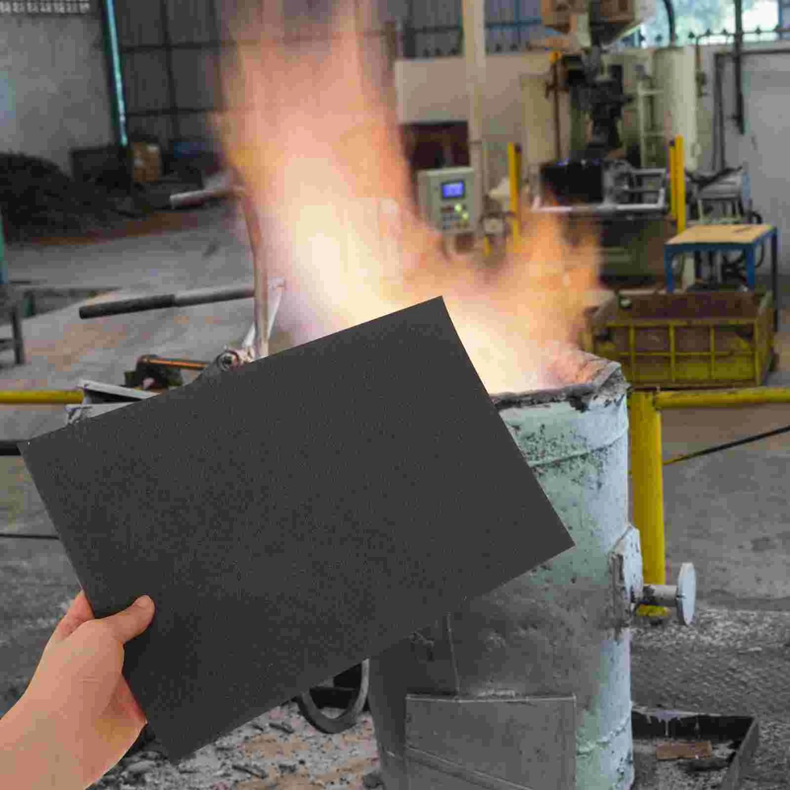 Almohadillas de fieltro de carbono de grafito, Material de soldadura protector para aislamiento de resistencia a altas temperaturas