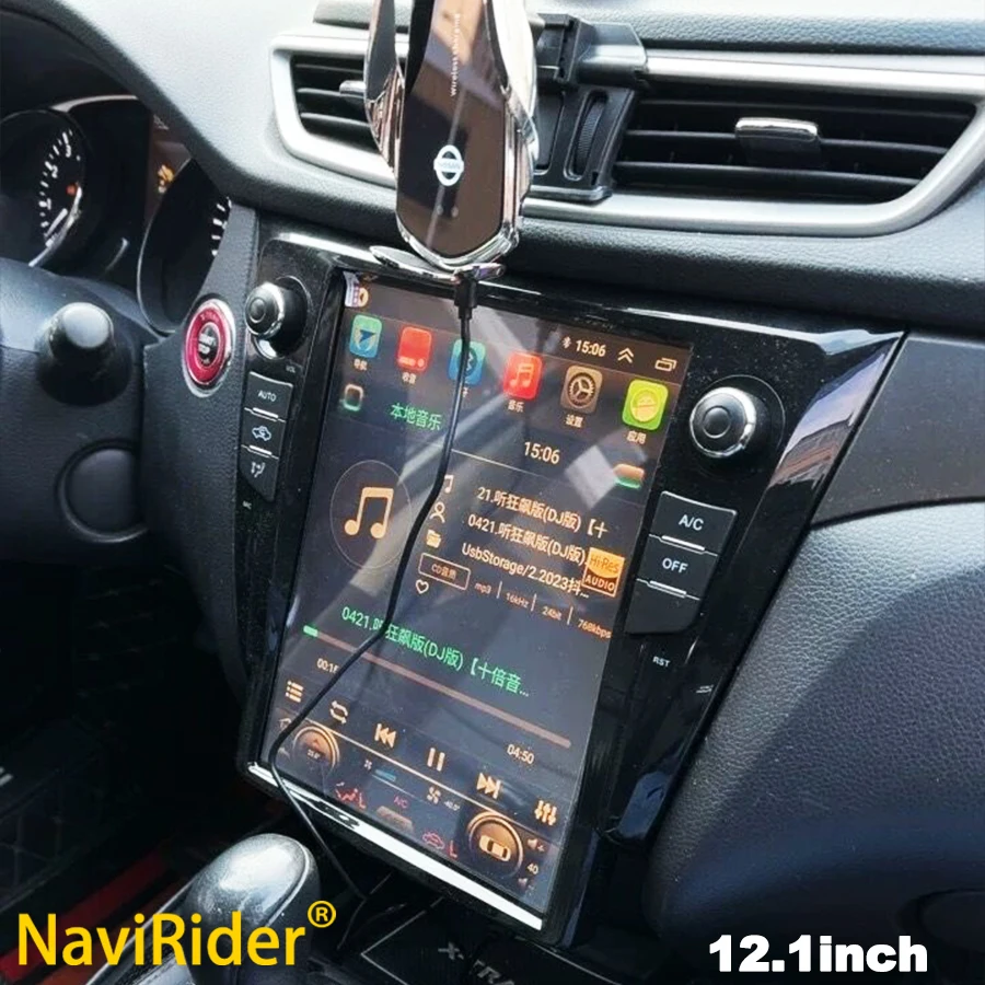 12,1-дюймовый сенсорный экран Android 15, для Nissan Xtrail 2019 X-Trail 2017, Qashqai, автомобильный мультимедийный видеоплеер, радио, стерео GPS, CarPlay