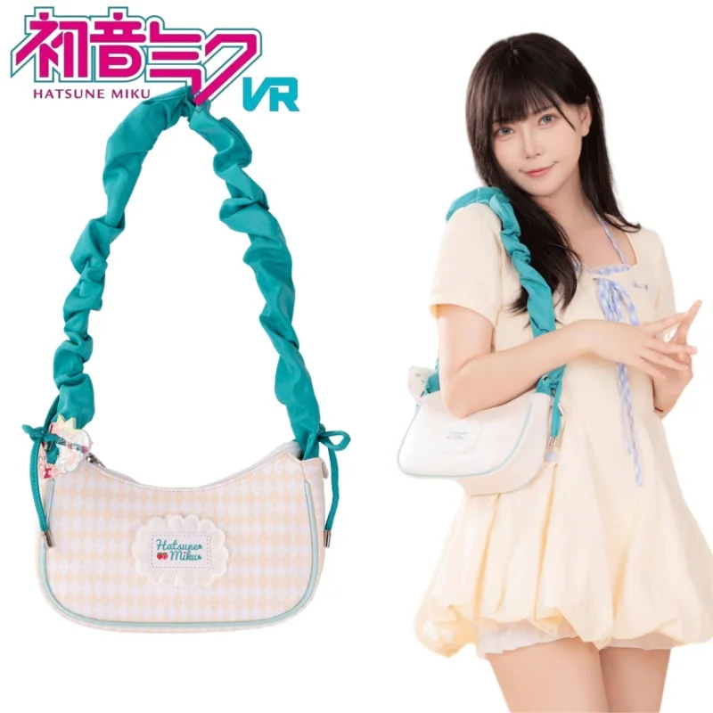 

Hatsune Miku Shoulder Bag Large Capacity Cartoon Hatsune Miku Crossbody Bag Anime Merchandise Festival Gift Commuting