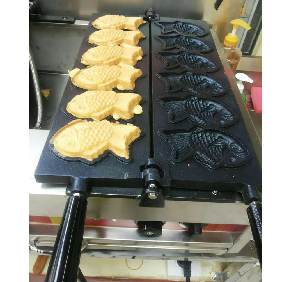 Top Sell Japanese Pastry Fish Taiyaki Waffle Maker Machine