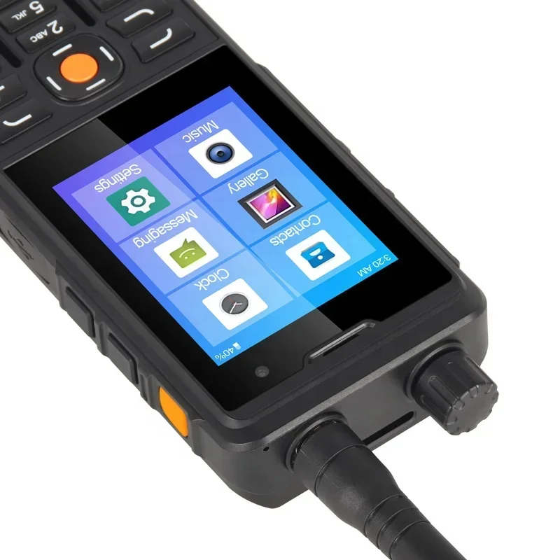 UNIWA P5s UHF DMR Walkie-Talkie Rugged Mobile Phone Android 1GB Ram POC Radio Zello App 5300mA NFC 4G SOS Smartphone