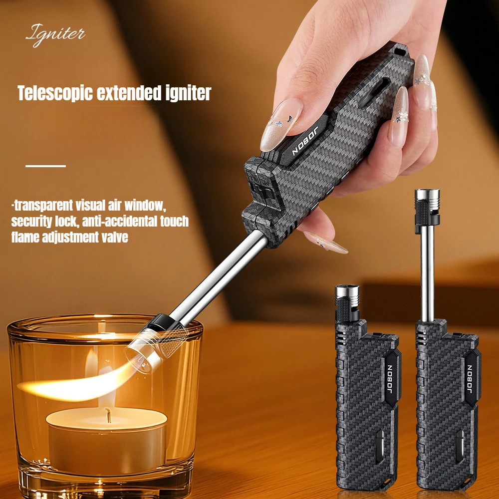 

New Telescopic rod creative lighting gun for kitchen use, durable long handle for lighting pipes, candles, inflatable lighter