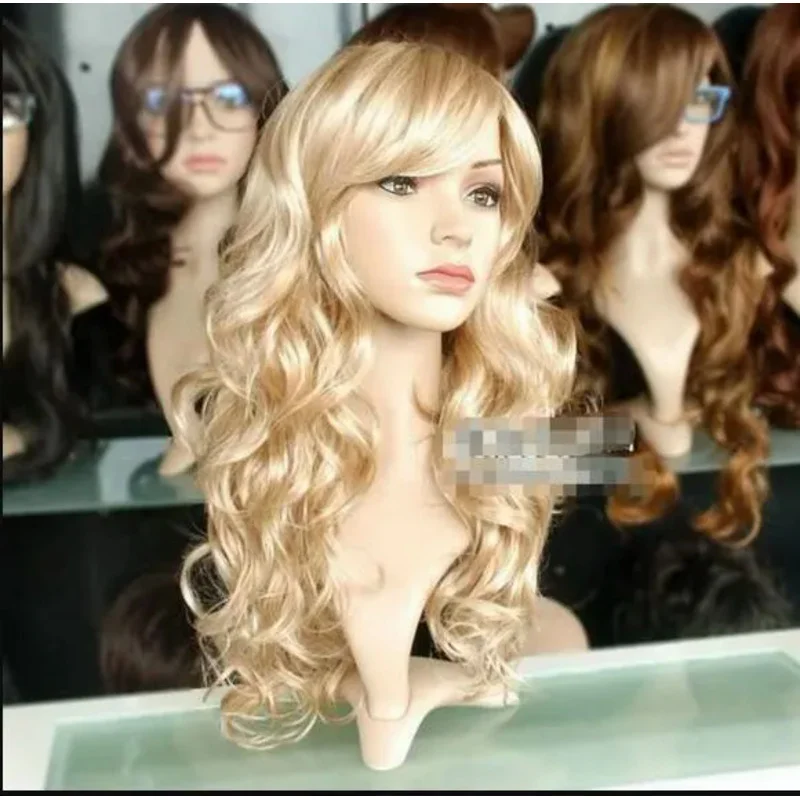 WIG LL ZCD NEW STYLE Free >>>Fashion Lady Sexy Long Wavy Blonde Party Hair Wig