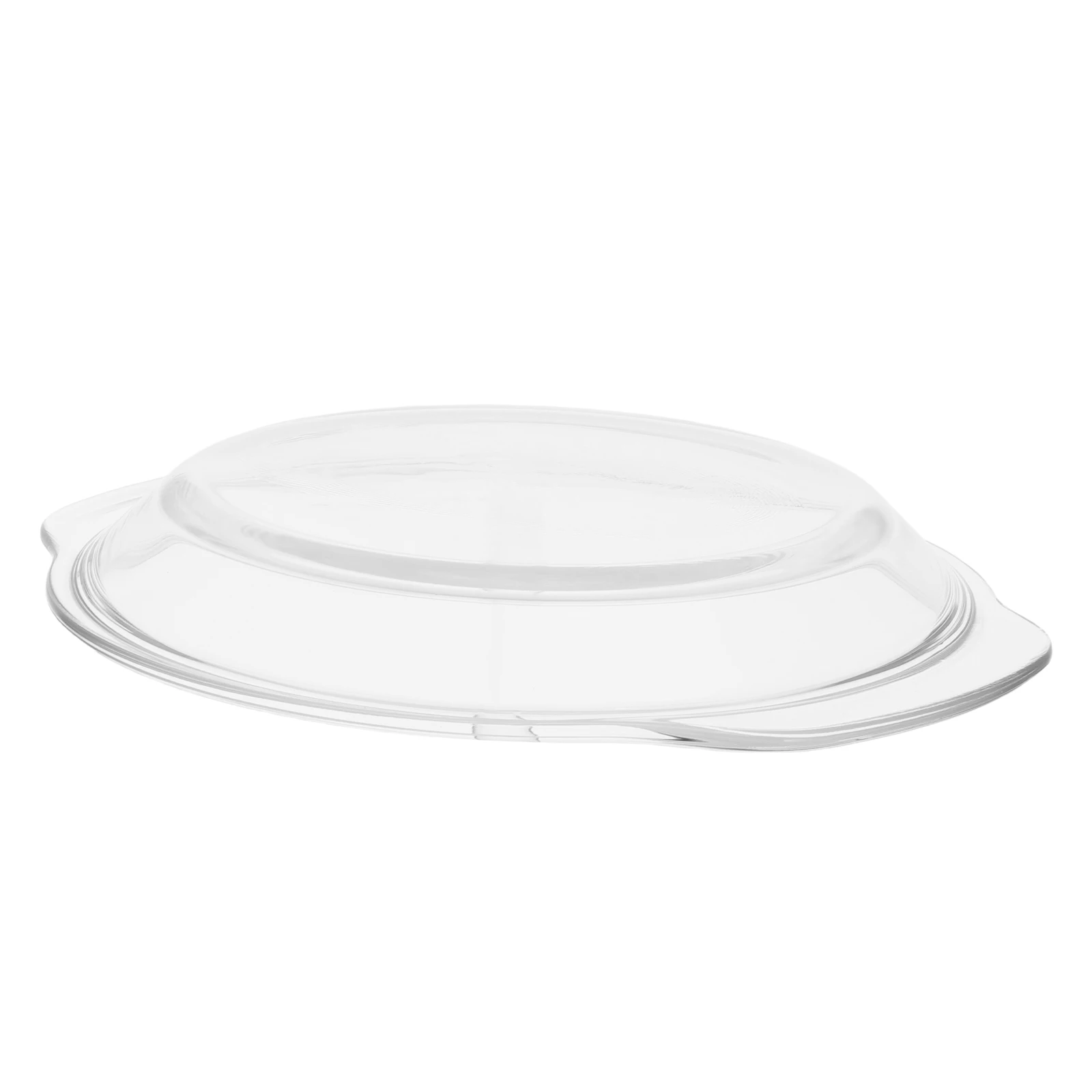 1pc Copertura in vetro resistente al calore Protezione antispruzzo per microonde Coperchio trasparente Coperture per ciotole a prova di spruzzi d'olio Materiale sicuro per uso alimentare