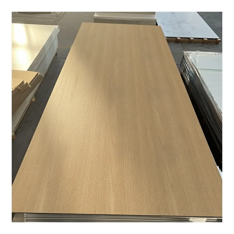 Carbon Crystal Board Wood Grain Sandy Beige Fire Retardant Moisture Proof for Ceiling Wall Decor
