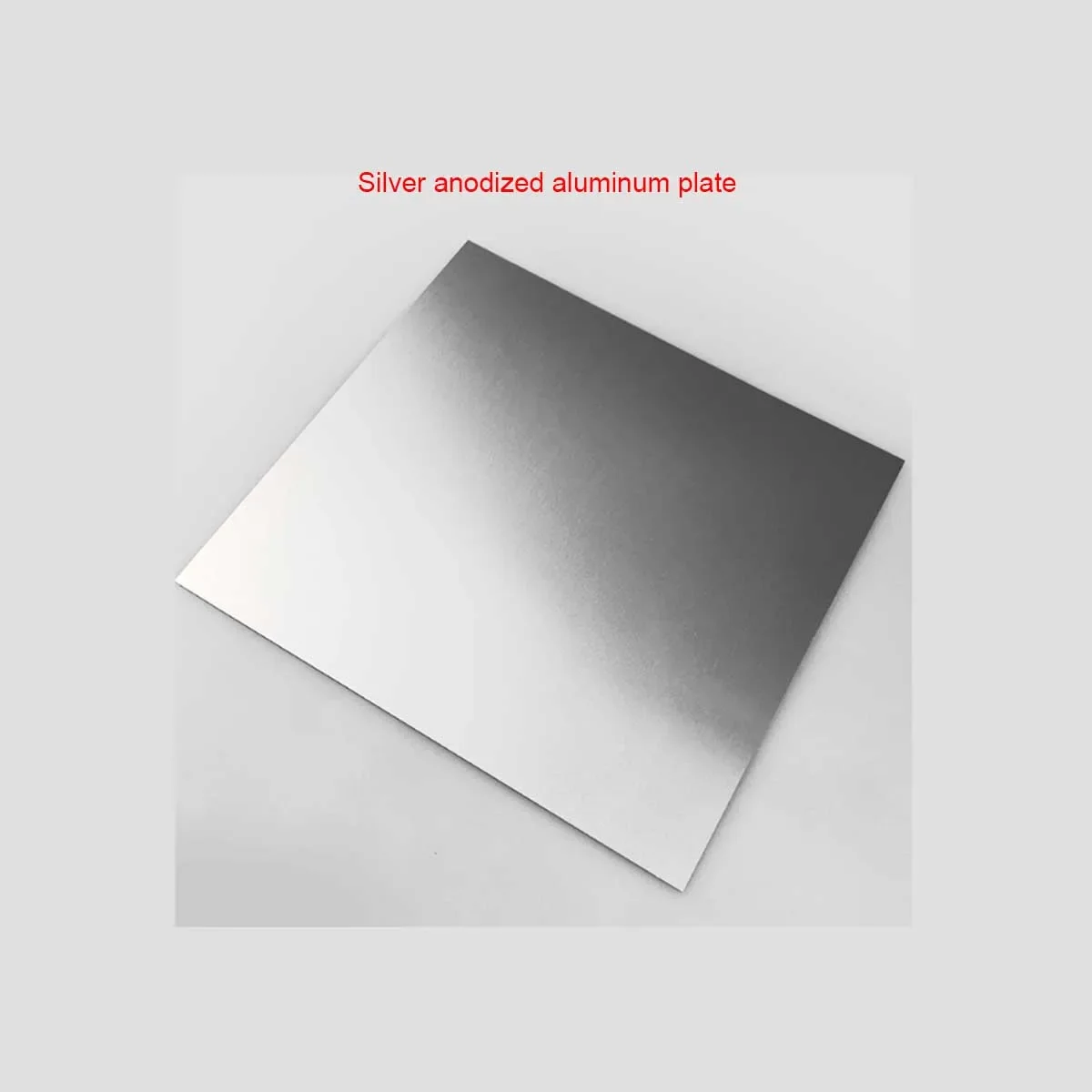 Silver Anodized Aluminum Plate, Arbitrary Cutting, Panel Shell, Indoor Curtain Wall Processing, Customized 0.5 0.8 1mm
