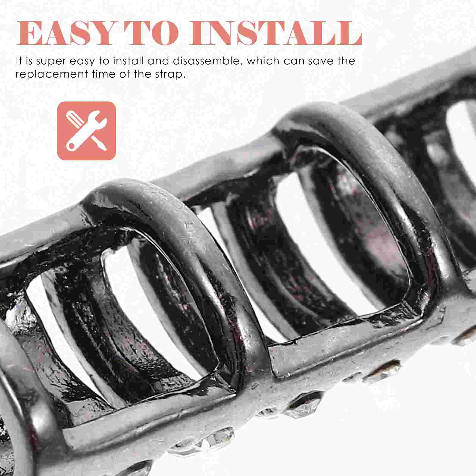 10 szt. Złącze paska Ozdobny adapter do zegarka Pasek do zegarka Akcesoria Zasilanie ze stopu