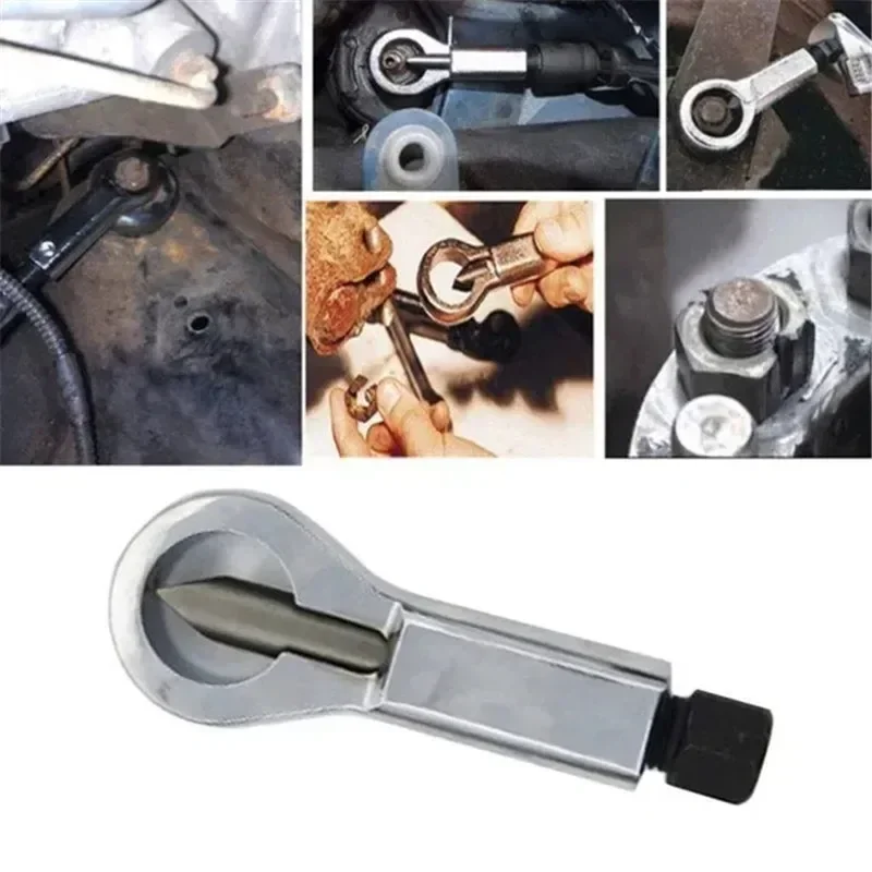 Steel Hex Extractor Tools - Rusty Nut Separation Wrench Damaged Screw Nut Splitter Remover Spanner Remove Cutter Multifunctional