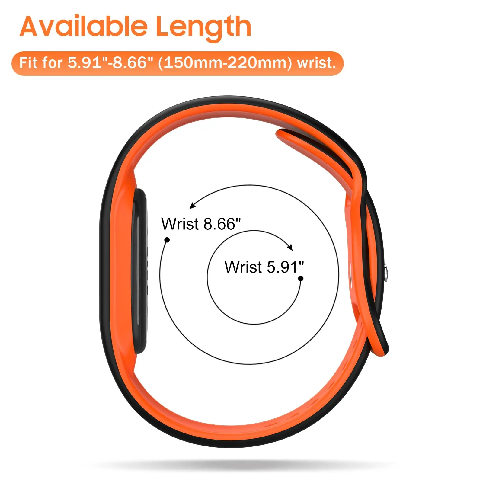 Soft Silicone Loop Band Compatible with Google Fitbit AirUltra-Soft Silicone Replacement Strap, for Sleeping, Fitness, Running,