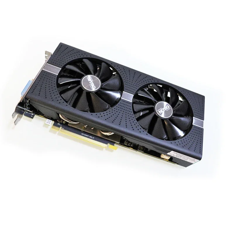 Sapphire-tarjeta gráfica RX580, 8GB, Nitro + VGA, RX 580, RX 590, 8GB, GPU