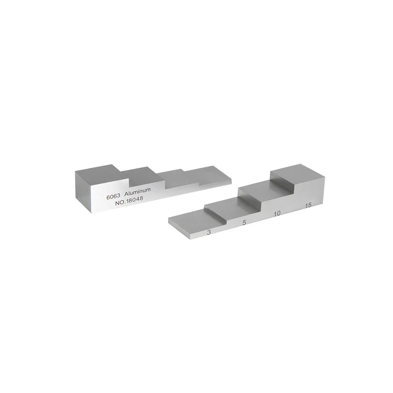 ultrasonic thickness gauge accessories ut calibration block aluminium step wedge