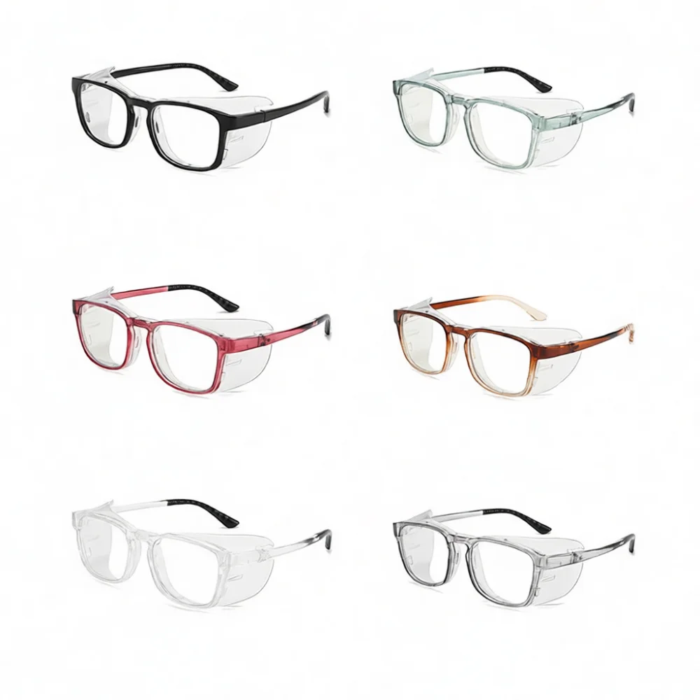 Safety Glasses Moisture Chamber Eyewear Anti Fog Blue Light Blocking UV400 Dustproof Windproof Pollen Barrier Protective