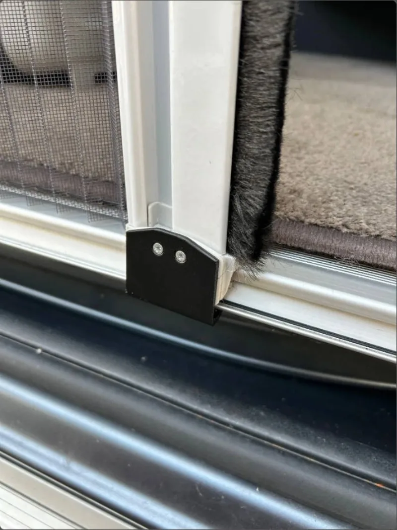 5PCS Mosquito Net Support Holder For Adria Twin 640 SGX Sliding Door Mosquito Flyscreen Runner Bracket Motorhome Part