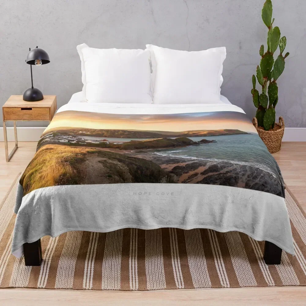 

Hope Cove Throw Blanket Modern Design Soft Blanket for Home Decor