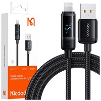 MCDODO USB CABLE CHARGER LIGHTNING FAST CHARGING TO IPHONE 1M LED